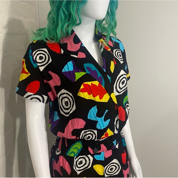 Stranger Things Eleven 80s Romper Costume/Cosplay - Picture 2 of 10